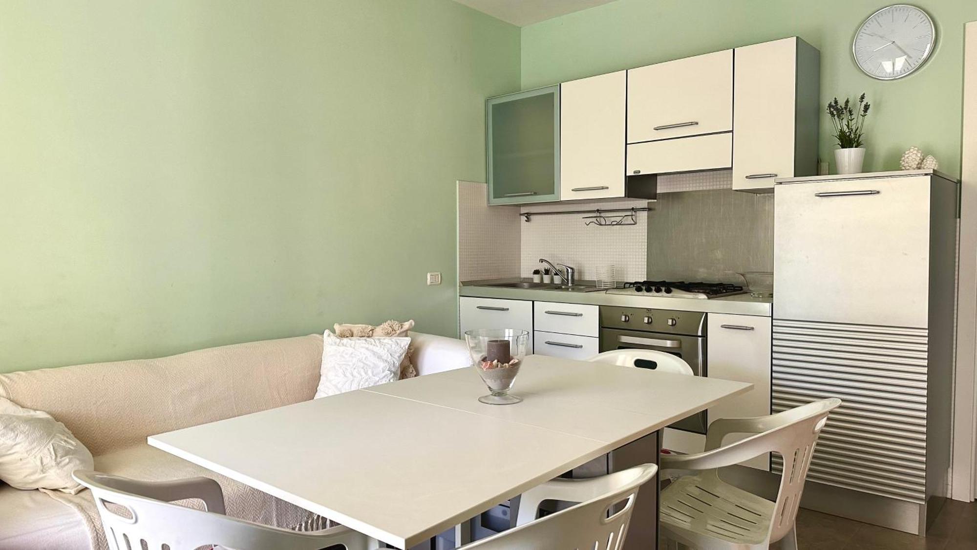 Appartamento M216 - Marcelli, bilocale con giardino a 200mt dal mare Esterno foto